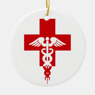 Ornamento De Cerâmica Encaminhamento profissional médico, personalizar