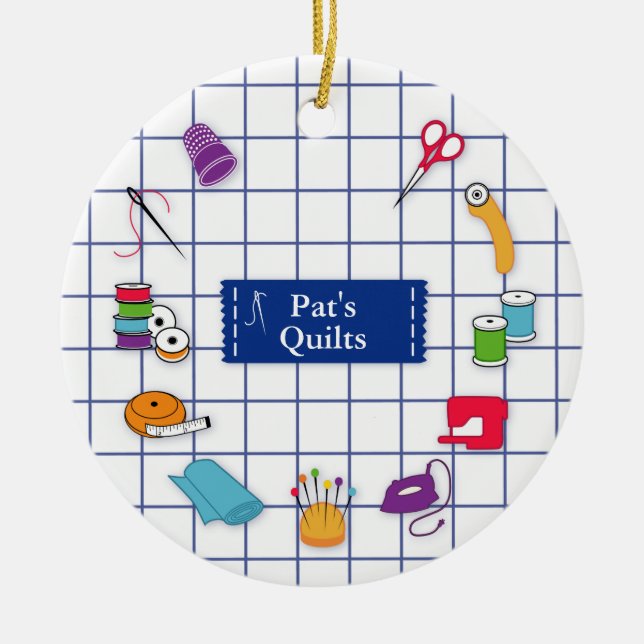 Ornamento De Cerâmica Encerramento e mastigação de tempo (Frente)