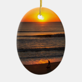 Ornamento De Cerâmica Encontrando Paz