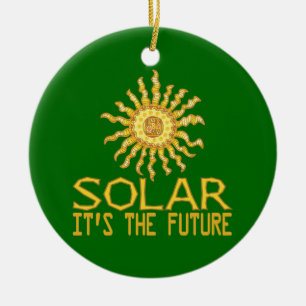 Ornamento De Cerâmica Energia solar