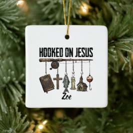 Ornamento De Cerâmica Enfeitado com Jesus Personalizado
