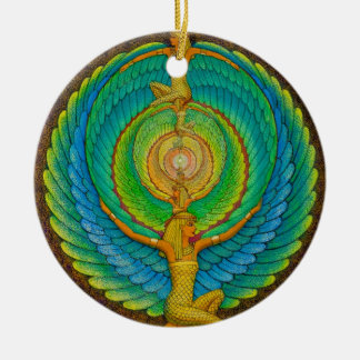 Ornamento De Cerâmica "Enfeites de natal do Isis infinito"