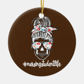 Ornamento De Cerâmica Enfermagem Estudante Enfermando Enfermeiro Escola