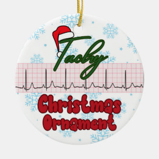 Ornamento De Cerâmica Enfermeira Engraçada. Doutor Ornament.