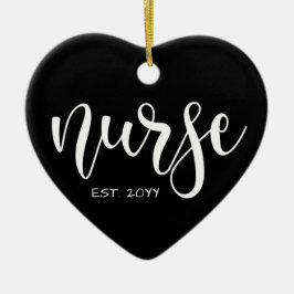 Ornamento De Cerâmica Enfermeiro Ano Personalizado Enfermeiro Enfermeiro