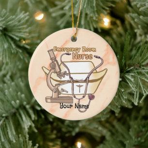 Ornamento De Cerâmica Enfermeiro ER