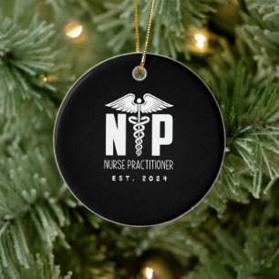 Ornamento De Cerâmica Enfermeiro EST 2024