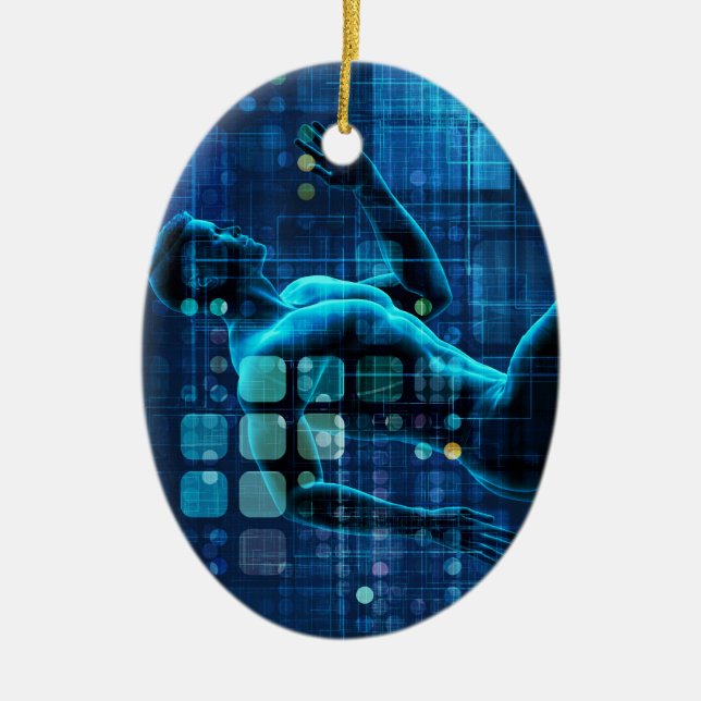 Ornamento De Cerâmica Engenharia de Ciências Biomédicas ou conceito de B (Frente)