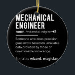 Ornamento De Cerâmica Engenharia de definição de Engenheiros mecânicos e<br><div class="desc">Presente De Engenharia De Definição Mecânica De Engenheiros Engraçado. Presente perfeito para seu pai, mãe, pai, homens, mulheres, amigos e familiares no Dia de Ação de Graças, Dia de Natal, Dia de as mães, Dia de os pais, 4 de julho de 1776 Dia Independente, Dia dos Veteranos, Dia do Halloween,...</div>