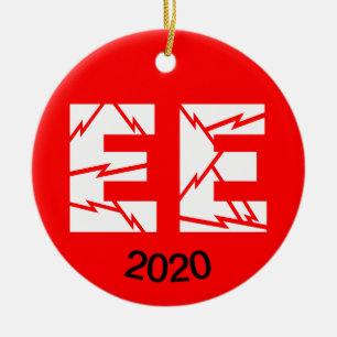 Ornamento De Cerâmica Engenharia Elétrica EE Carregada