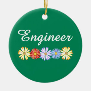 Ornamento De Cerâmica Engenheiro Asters