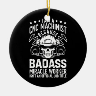 Ornamento De Cerâmica Engenheiro De Operador Mecânico I É Um Machinista