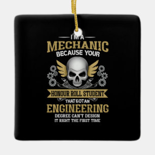 Ornamento De Cerâmica Engenheiro Eu Sou Uma Engenharia Mecânica