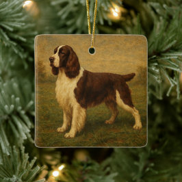 Ornamento De Cerâmica English Springer Spaniel