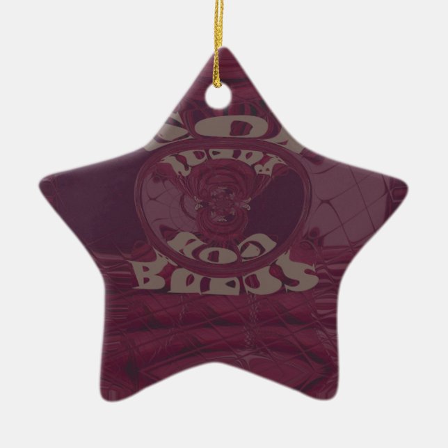 Ornamento De Cerâmica Engraçado Deus abençoe kenya Hakuna Matata Girafas (Frente)