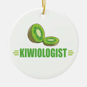 Ornamento De Cerâmica Engraçado Kiwi Lover