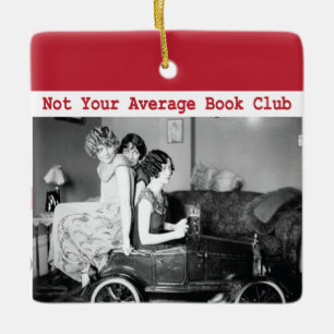 Ornamento De Cerâmica Engraçado não suas mulheres médias do vintage do