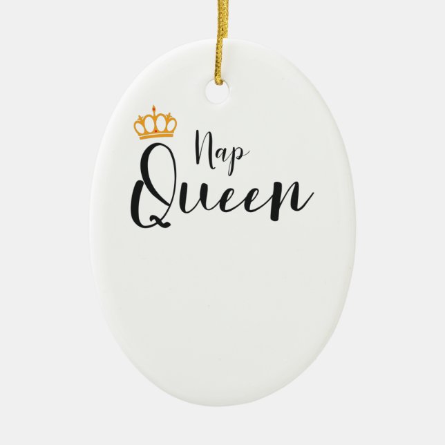 Ornamento De Cerâmica Engraçado Nap Lover Adolescentes Meninas Nap Dom P (Frente)