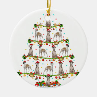 Ornamento De Cerâmica Engraçado Papais noeis de Iluminação Xmas Árvore d