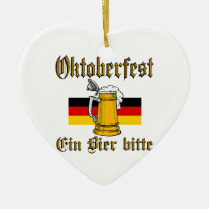 Ornamento De Cerâmica Engrenagem de Oktoberfest