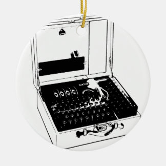 Ornamento De Cerâmica Enigma Machine Cryptography World War II