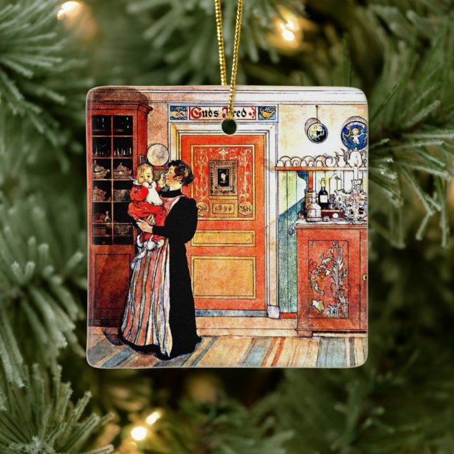 Ornamento De Cerâmica Entre o Natal e o Novo Aco, (Árvore)