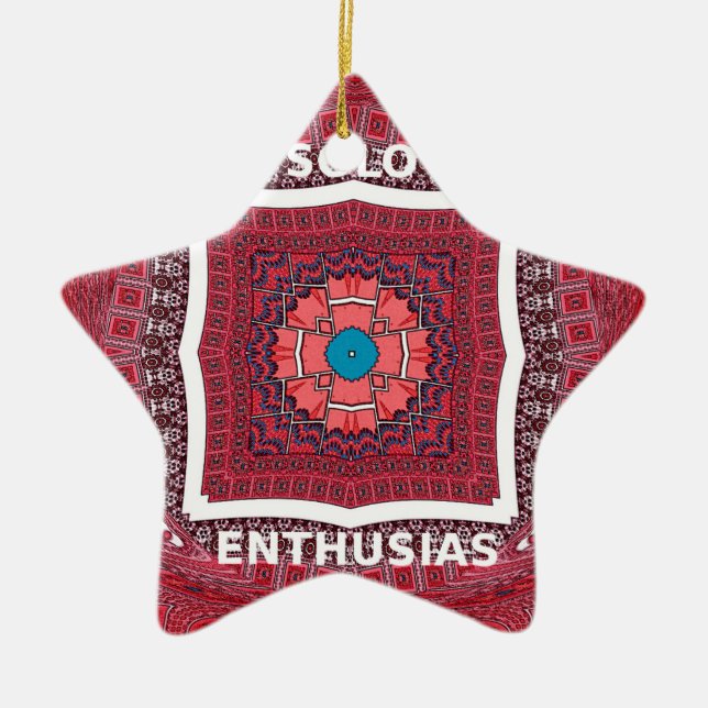 Ornamento De Cerâmica Entusiasmo Solo (Frente)