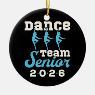 Ornamento De Cerâmica Equipe de Dança Turma de Formandos de 2026