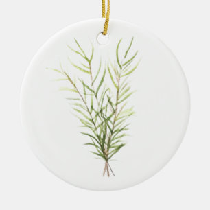 Ornamento De Cerâmica Ervas de Rosemary