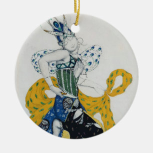 Ornamento De Cerâmica Esboço para o balé do "Peri La", por Paul Dukas