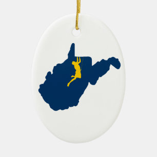 Ornamento De Cerâmica Escalada de West Virginia