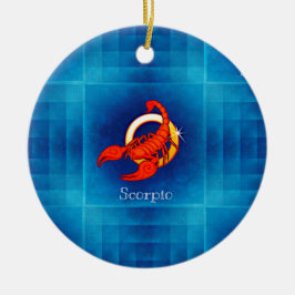 Ornamento De Cerâmica escorpião horóscopo