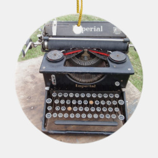 Ornamento De Cerâmica Escritor de Tipo de Vintage