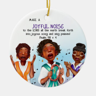 Ornamento De Cerâmica Escritura afro-americana de cantores
