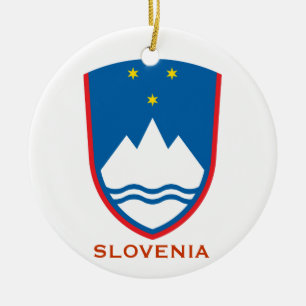 Ornamento De Cerâmica ESLOVÊNIA* Saneamento Slovenski Božični Okrase