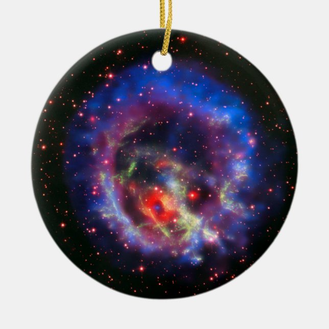 Ornamento De Cerâmica Espaço, astronomia, supernova, galáxia, NASA (Frente)