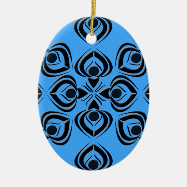 Ornamento De Cerâmica Espadas (Frente)