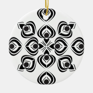 Ornamento De Cerâmica Espadas