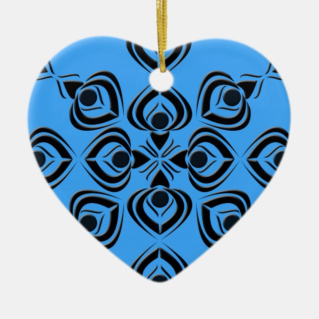 Ornamento De Cerâmica Espadas (Frente)