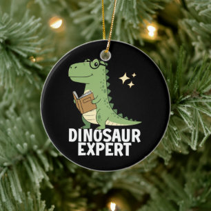 Ornamento De Cerâmica Especialista em Dinossauros - Ciência Legal Amante