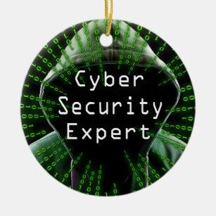 Ornamento De Cerâmica Especialista em negócios do Cyber Security