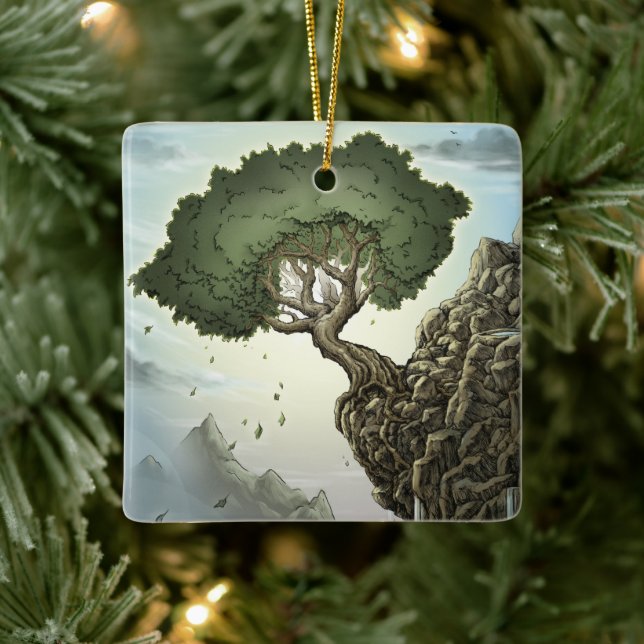 Ornamento De Cerâmica Esperança Impossível (Árvore)