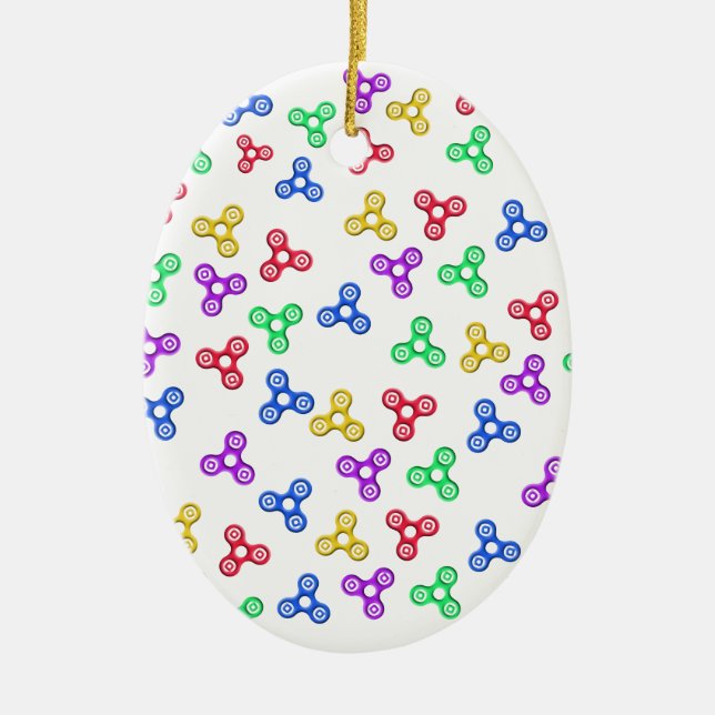 Ornamento De Cerâmica Espinadores do Fidget (Frente)