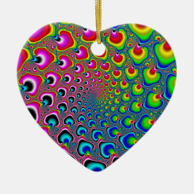 Ornamento De Cerâmica Espiral Inversa (Frente)