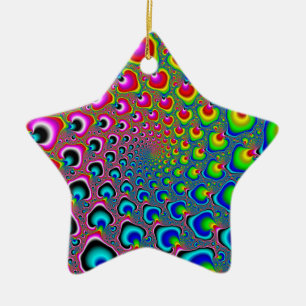 Ornamento De Cerâmica Espiral Inversa