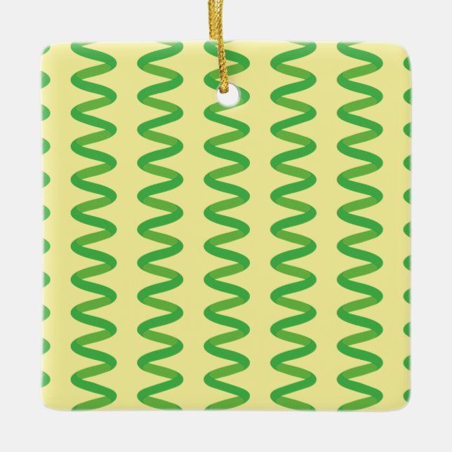 Ornamento De Cerâmica Espirulina espantosa (Frente)