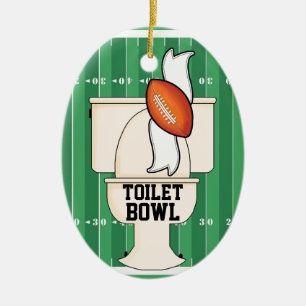Ornamento De Cerâmica Esporte - Toilet BOWL - SRF