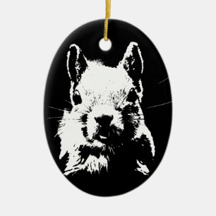 Ornamento De Cerâmica Esquilo