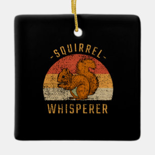 Ornamento De Cerâmica Esquilo - Whisperer de Esquilo