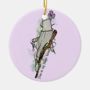 Ornamento De Cerâmica Esta É A Minha Varinha Mágica